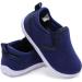 JOINFREE Unisex Baby Shoes - Infant Slip On Sneakers for Baby Boys and Girls | First Walking Shoes for Toddlers | Navy Blue, Size 2-2.5 Years - Buy Online on GoSupps.com