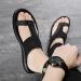 Men's Toe Corrector Flip Flops - Summer Non-Slip Sandals for Bunion Relief | Orthopedic Hallux Valgus Slippers - Size 8.5 Black - Buy Online on GoSupps.com