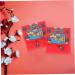 ABOOFAN 8 Pcs 2023 Year of The Rabbit Red Packets Wedding Envelopes Gifts Hong Bao Bag Red Envelope Chinese Wedding Holiday Card Envelope New Year Red Pocket Cloth Lucky Fabric Child - Buy Online on GoSupps.com