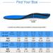 Orthopedic Arch Support Insole for Foot Fatigue & Heel Soreness Relief - Unisex, Size UK 8 (10.63 inches) Blue - Buy Online on GoSupps.com