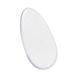 Glass Foot File Callus Remover - Dry Heels Skin Remover - Clear in-Shower Foot Scrubber Callus Remover Pedicure Foot File for Smoothing Feet Dead Skin Egg