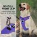 Dociote Anti-Zug Dog Harness - Safety Harness with Handle & Reflector Strips for Medium & Large Dogs - No Pull - Lila L (1 Pack) - Buy Online on GoSupps.com