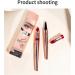 Eyebrow Pencil 4-Point Fork Tip Waterproof Eyebrow Pencil Long Lasting Creates Natural Eyebrow Shape Suitable for Professional Makeup and Beginners (1) - Buy Online on GoSupps.com