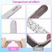 100/180 Nail Files - 20 Washable & Reusable Files for Gel & Natural Nails - Ideal for Men & Women (White/Black) - Buy Online on GoSupps.com