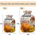 NAANLE Festive Thanksgiving Pumpkin Hot Water Bottle - 1L for Bed & Hand/Foot Warmth Relief | MITEVED Transparent Design - Buy Online on GoSupps.com