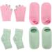 Qukaim Moisturizing Gloves Sock Gel Moisturizing Socks Hands Feet Skin Care Reusable Soften Repairing Dry Cracked Comfortable Heel Sleeves. - Buy Online on GoSupps.com