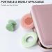 Beomeen Silicone Face Scrubber Exfoliator 2 in 1 Removable Round Manual Facial Cleansing Brush for Deep Cleaning and Massaging Skin Care Face Wash Brush Blackhead Acne Pore Pad (Green+Pink) - Buy Online on GoSupps.com