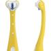 Frida Baby Triple-Angle Toddler Toothbrush - Yellow | Gentle Teeth Cleaning - Buy Online on GoSupps.com