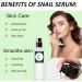 Snail Mucin Serum Hydrating Serum Deep Face Moisturizer Collagen Serum for Face Boosting Anti Aging & Anti Wrinkle Serum Snail Secretion Filtrate Serum Firming and Plumping of All Skin Types - Buy Online on GoSupps.com