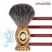 Anbbas Faux Badger Shaving Brush Set with Wooden Handle, Stand, Travel Case - Men's 3IN1 Shaving Kit - Buy Online on GoSupps.com