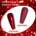 COSMOO 12ml Wine Red Nail Polish | Quick Dry Burgundy Red Lacquer | Lustrous Iridescent Ultrachrome Nail Enamel - Buy Online on GoSupps.com