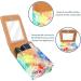 Buy Stylish Leather Lipstick Case with Mirror - Mini Organizer for Lip Gloss & Lipstick | Abstract Rainbow Daisy Design - Buy Online on GoSupps.com