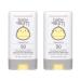 Baby Bum Mineral Sunscreen Face Stick - SPF 50 - UVA,UVB Face and Body Protection - Fragrance Free Safe for Sensitive Skin- Travel Size 0.45 Ounce (Pack of 2)