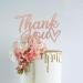 1 Pack Thank You Cake Toppers Glitter Thank You Cake Picks Thanksgiving Day Cupcake Decorations Wedding Anniversary Birthday Party Cupcake Decorations Rose Gold 4-rose Gold - Buy Online on GoSupps.com