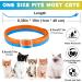 Buy 4-Pack Cat Collars - 48cm Blue & Orange | International Shipping Available - Buy Online on GoSupps.com