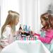 Non-Toxic Little Mermaid Peel-Off Nail Polish Set for Kids - 18 Glittery Colors | Safe Water-Based Formula | Quick Dry Gift Kit for Girls Ages 3+ | Eco-Friendly - Buy Online on GoSupps.com