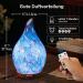 Porseme 280ml Aroma Diffuser with Remote Control | Hand Blown Glass 7 Color LED Auto Power-Off | Perfect Essential Oil Humidifier & Unique Gift for Apartments - Buy Online on GoSupps.com