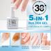 HUALIJIA 5 in 1 Nail Builder Gel - Clear, Strengthener, Base - 15ml Bottle for Nail Extension - No Forms Needed - Buy Online on GoSupps.com