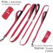 Vivaglory Traffic Handle Dog Leash - 1.5m Strong Reflective Leash with 2 Padded Handles & Metal Hook for Training - Red - Buy Online on GoSupps.com