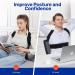 VOKKA Posture Corrector for Men and Women - Fully Adjustable Back Support Brace - Breathable and Comfortable - Pain Relief for Neck, Back, Shoulders - Black X-Large - Buy Online on GoSupps.com