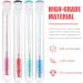 Outanaya 10pcs Transparent Tube Mascara Brush Reusable Eyelash Extensions Makeup Mascara Makeup Tools Lip Abs - Buy Online on GoSupps.com