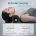 Neck Stretcher for Neck Pain Relief - Cervical Traction Device for TMJ and Muscle Relaxation - Chiropractic Pillow for Spine Alignment (Black) - Buy Online on GoSupps.com
