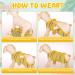 Kuoser Breathable Post-Op Dog Body Suit | Medical Recovery Wear for Dogs & Cats | Green & Yellow - Ideal After Surgery & Castration - Buy Online on GoSupps.com