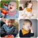AUPOWER Baby Triangle Bibs - 8 Pink Pieces | Soft & Stylish for Your Little One | International Shipping - Buy Online on GoSupps.com