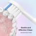 FOSOO Sensitive Replacement Brush Heads 4 Count - Compatible with APEX/NOV/LUX Electric Toothbrush - Pedex Bristles - Best for Sensitive Teeth - Buy Online on GoSupps.com