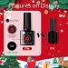 UR SUGAR Christmas Gel Nail Polish Set - 6 Festive Colours for Winter Manicure | Soak Off Gel Polish Kit for Holiday Season | UV Gel Nail Varnish Gift Set - Buy Online on GoSupps.com