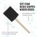US Art Supply 2 Foam Sponge Paint Brush Set - 40 Pack, Ideal for Acrylics, Stains, Varnishes, Crafts - Lightweight & Durable Wood Handle - Buy Online on GoSupps.com