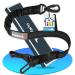 Flywave strap -on belt dog car buckling dog car adjustable dog snap for the car reflective dog belt for the car for all dog breeds and autotypes | locks & clips locks & clips black