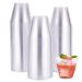 JOLLY CHEF 9 OZ Clear Disposable Plastic Cups 100 Pack Clear Plastic Cups Tumblers Heavy-duty Party Glasses Disposable Cups for Wedding Thanksgiving Christmas Halloween Party 9-Clear-100