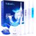 VieBeauti Teeth Whitening Kit - 5X LED Light Tooth Whitener with 35% Carbamide Peroxide Mouth Trays Remineralizing Gel and Tray Case - Built-in 10 Minute Timer Restores Your White Smile Mint Mint-flavored