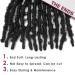 Niseyo 10 Inch Soft Butterfly Locs - 6 Packs Handmade Pre-Looped Faux Locs Crochet Braids (1B) - Buy Online on GoSupps.com