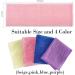 4 Pack Bath Sponge Net Body Scrubber Set - African Exfoliating Shower Nets - 11.8 inch X 31.5 inch Long Body Exfoliating Brush - Pink, Blue, Purple, Beige - Buy Online on GoSupps.com