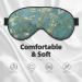 BREAUX Almond Blossom Print Sleeping Eye Mask | Double-Sided Blackout Travel Mask for Ultimate Comfort - Buy Online on GoSupps.com