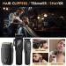 Professional Hair Clipper for Men - 3 in 1 Beard Trimmer & Electric Foil Shaver Set - Cordless Grooming Kit with LED Display - Perfect Gift for Him - Buy Online on GoSupps.com