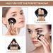 Start Makers 6 Pcs Triangle Makeup Puff Set - Reusable Soft Powder Sponge with Strap for Wet and Dry Application - Ideal for Loose Powder Foundation - Black White - Buy Online on GoSupps.com