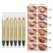 6 Color Neutral Eyeshadow Stick Pearl Pink Brown - Waterproof and Long-Lasting Eye Brightener Stick with Blending Brush - Smoky Metallic Eye Makeup - 1PC 04 - Buy Online on GoSupps.com