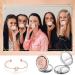 Waydress Bridesmaids Proposal Gift Set - 24 Pcs Makeup Mirrors, Love Knot Bracelets, Satin Hair Bands & Diamond Pens for Bridal Shower Party - Buy Online on GoSupps.com