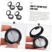 DRESSOOS 8 Pcs Eye Shadow Box Makeup Travel Containers Empty Palette Eyeshadow Travel Black Plastic - Buy Online on GoSupps.com