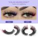 Shop Colored Eyelashes - Fluffy 6D Mink D Curl Strip Lashes | 10 Pairs Natural Wispy False Eyelashes - Buy Online on GoSupps.com