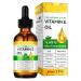 Huile de Vitamine E pour le Visage les Cheveux les Ongles et la Peau d-alpha-Tocoph rol Pure et Naturelle Vitamine E Huile Facile Absorber Anti- ge Contre les Rides Id ale pour Hommes et Femmes