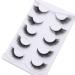 gootrades Cat Eye Eyelashes - 5 Pairs 3D Faux Mink False Winged L Curl Extension - Natural Look Mimic Eyelashes (Style-03) - Buy Online on GoSupps.com