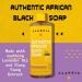 Alaffia Authentic African Black Soap - 4-in-1 Body Wash, Face Wash, Shampoo & Shaving Soap with Fair Trade Shea Butter, Lavender & Ylang Ylang - 32 Fl Oz - Buy Online on GoSupps.com