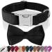 Asvin dog collar velvety with removable dog flying soft and comfortable dog collar multi -color velvety dog collar for weddings birthdays parties etc.