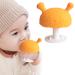 Soothing Silicone Mushroom Teether Toy for Babies | Ideal for 0-6 Months | Chew & Suck Needs | Hand Pacifier for Breastfeeding - Buy Online on GoSupps.com