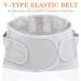 FOMIYES Sports Men's Lumbar Brace - Adjustable Waist Support for Gym & Daily Use | Silver 105x23x1CM - Buy Online on GoSupps.com