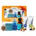 Pampering Gift for Women - Self Care Valentine's Day Gifts Set, 6 Travel Size Essentials, Moroccan Argan Oil, Beef Tallow, Avocado Oil, Shea Butter, Bath Salt, Candle, Hair & Hand Repair, Foot Cream 6 Count 6.0